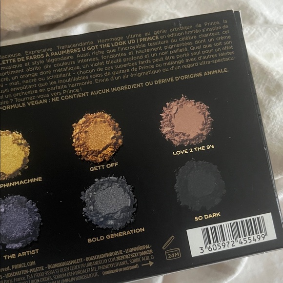 Urban Decay x Prince You Got the Look Eyeshadow Palette NIB Limited Edition - Picture 7 of 13